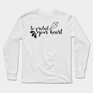 Camsten "To Protect Your Heart" Long Sleeve T-Shirt
